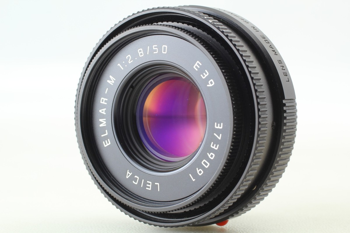 パ*ダ様 61 LEICA E39 ELMAR-M 1:2.8/50 レンズ Near MINT] Leica Elmar-M 50mm f2.8 E39 Lens Black for Leica