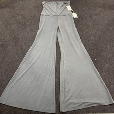 GOOD AMERICAN Sandwashed Jersey Flared Leggings Women's Size M Carbon
