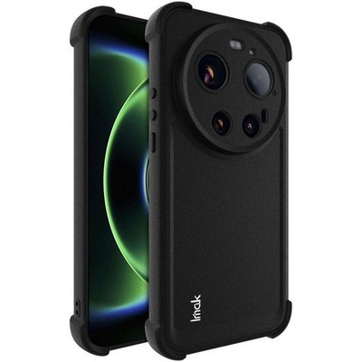 Stoßfeste TPU Hülle Matt Schwarz für Xiaomi 17 Ultra - imak
