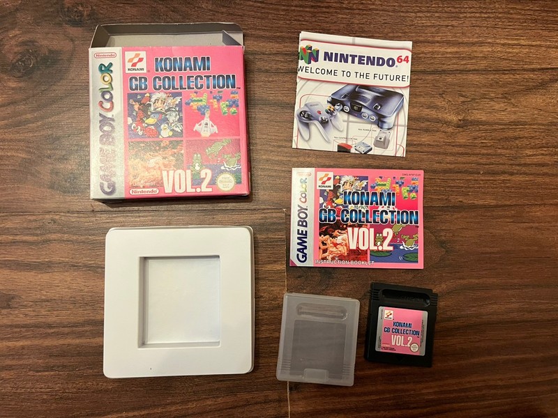 Konami GB Collection Vol. 2 Game boy Color UK VERSION Complete CIB