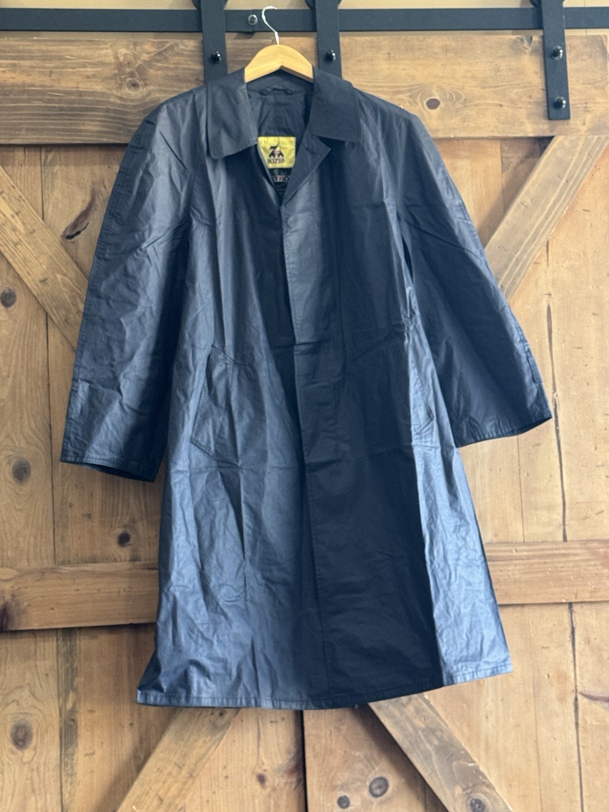 Rain Coat Mens Sz Xl Mafbo Watro 100% Cotton