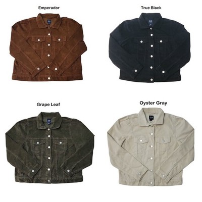 Gap Women's Classic Fit Chest & Welt Pockets Corduroy Long Sleeve