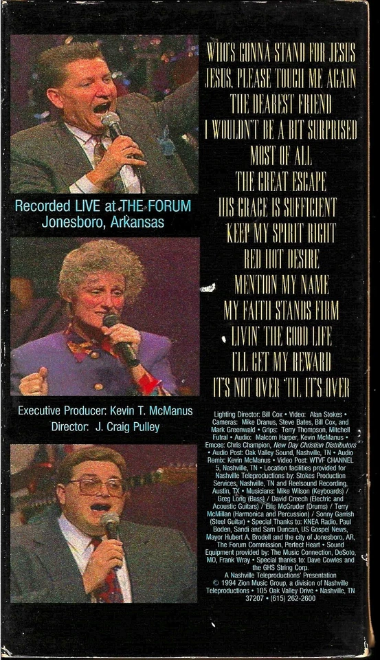 THE McGRUDERS........"RETURN FLIGHT"........RARE HTF OOP LIVE GOSPEL VIDEO - Image 2 of 2