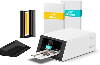 S1 Color Sticker Printer & Cutting Machine, 300 DPI, Precise AI Auto-Cutting