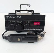 Whistler 200 Vintage Radar Detector Double Superheterodyne Tested Working Cord