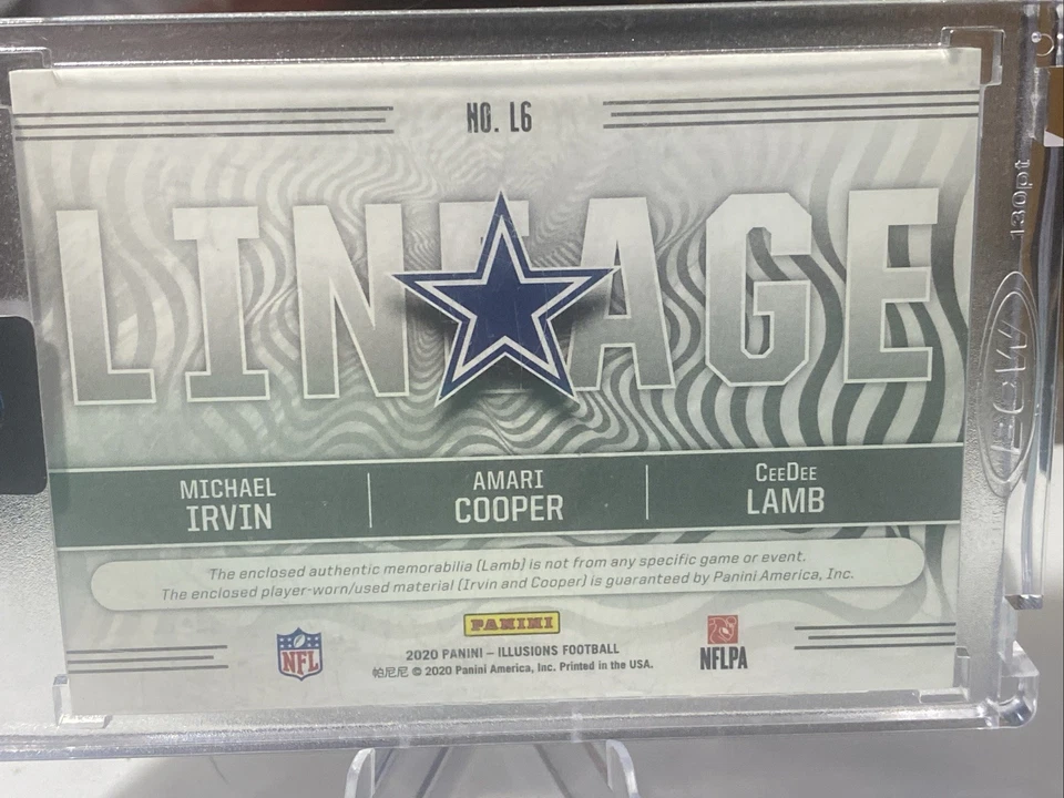 Illusions Lineage Cowboys 2020 Amari Cooper CeeDee Lamb radiocontrol Michael Irvin/50 🔥 Foto 3 de 3