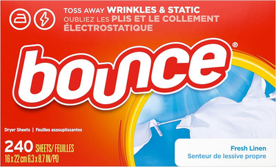 Bounce Fabric Softener Sheets, Fresh Linen, 240 Count