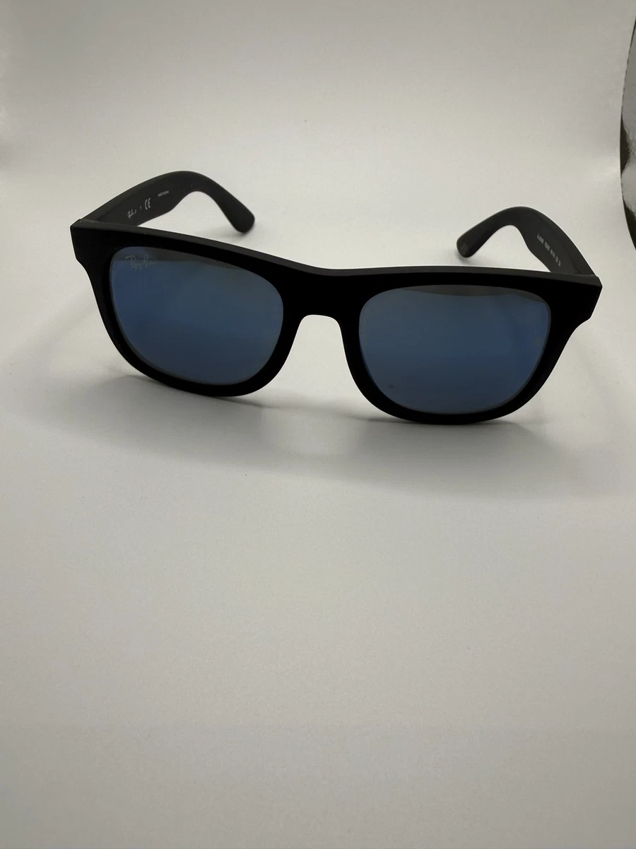 Ray-Ban Sonnenbrille Jungen schwarz eckig getönt UV400 RJ 9069S 7028/55 Etui