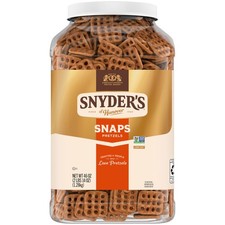 Snyder's of Hanover Pretzel Snaps, 46 Oz Canister 46 Ounce (Pack 1)