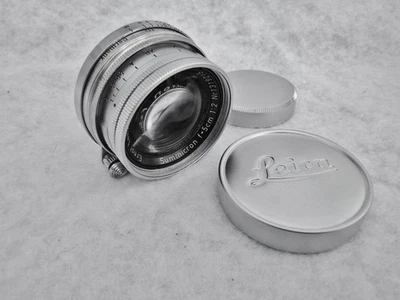 Objectif LEICA - Summicron 5cm f/2 à vis L39 rétractable - Photo 1/4