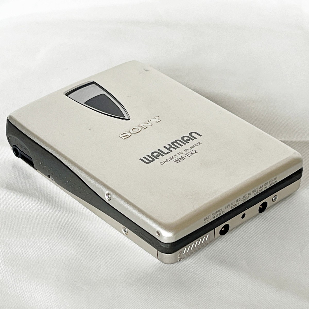 SONY WM-EX2 1996 Walkman Silver Vintage Cassette Player Made in