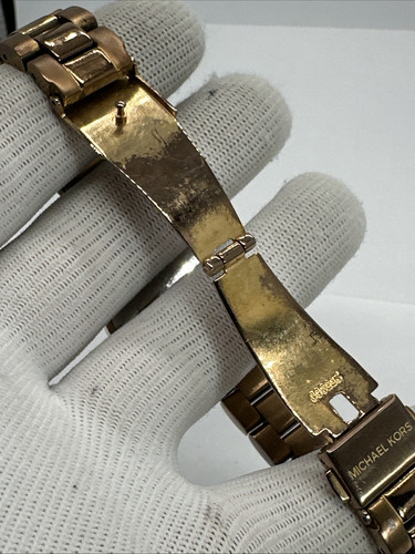 Michael Kors Damen Mini Runway Chrono Rose Dial Roségold Stahl Uhr MK5430 - Bild 10 von 13