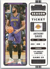 2022-23 Panini Contenders #28 Anthony Davis Game Ticket Bronze