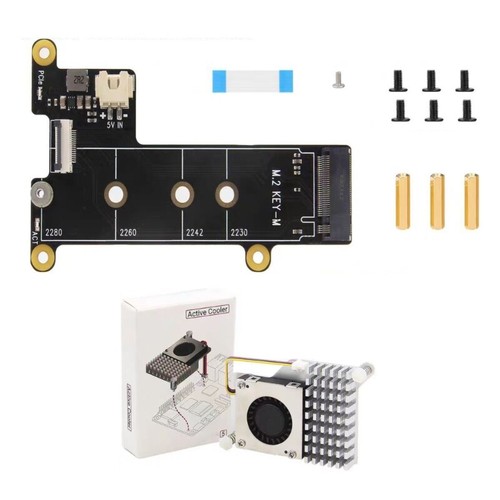 X1001 M.2 Key M NVMe SSD Expansion Board for Pi 5 Boosts Storage - Afbeelding 4 van 10