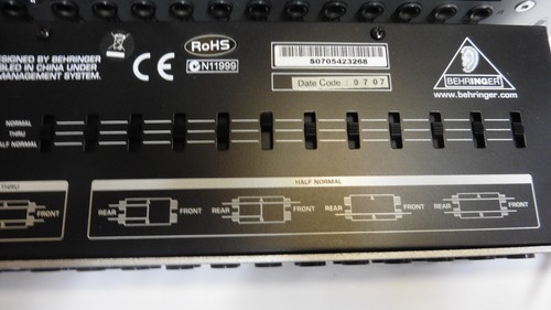 Behringer Ultrapatch Pro 2x - Bild 8 von 12