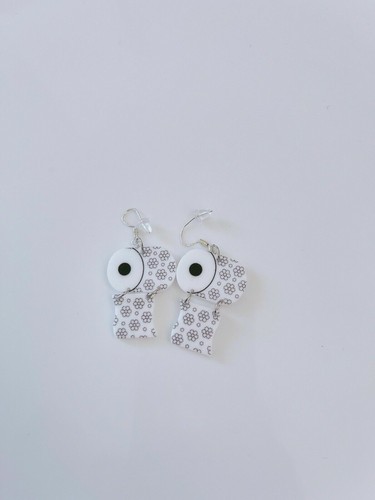 1Pair 925 Silver Earring Hook Beers Cigarette Lemon Rulers Toilet Paper Earrings - Picture 16 of 20