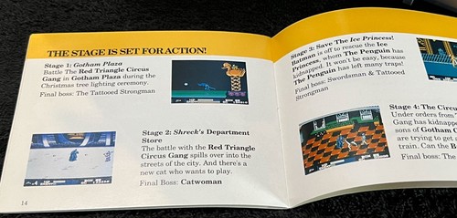 1992 BATMAN RETURNS • WORKING w/CASE & BOOK • VINTAGE NES NINTENDO VIDEO GAMES - Picture 5 of 8