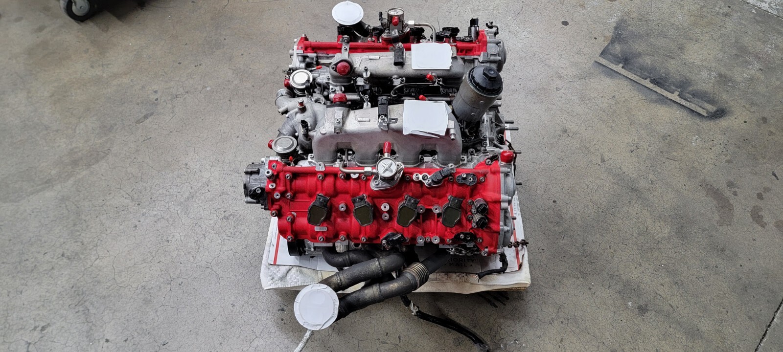 FERRARI F8 TRIBUTO SPIDER ENGINE MOTOR OEM 985000334