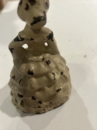 Antique 1920's Little Colonial Lady Cast Iron Doorstop # 19 National Foundry USA - Picture 3 of 5