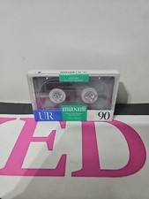 Maxell UR 90 Minute Blank Audio Cassette Tape Normal Bias New Sealed