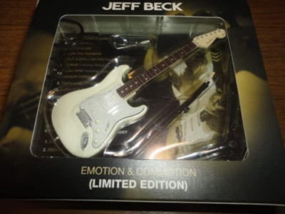 Jeff Beck Emotion and Commotion Limited Edition CD & DVD With 1/8 Guitar figure