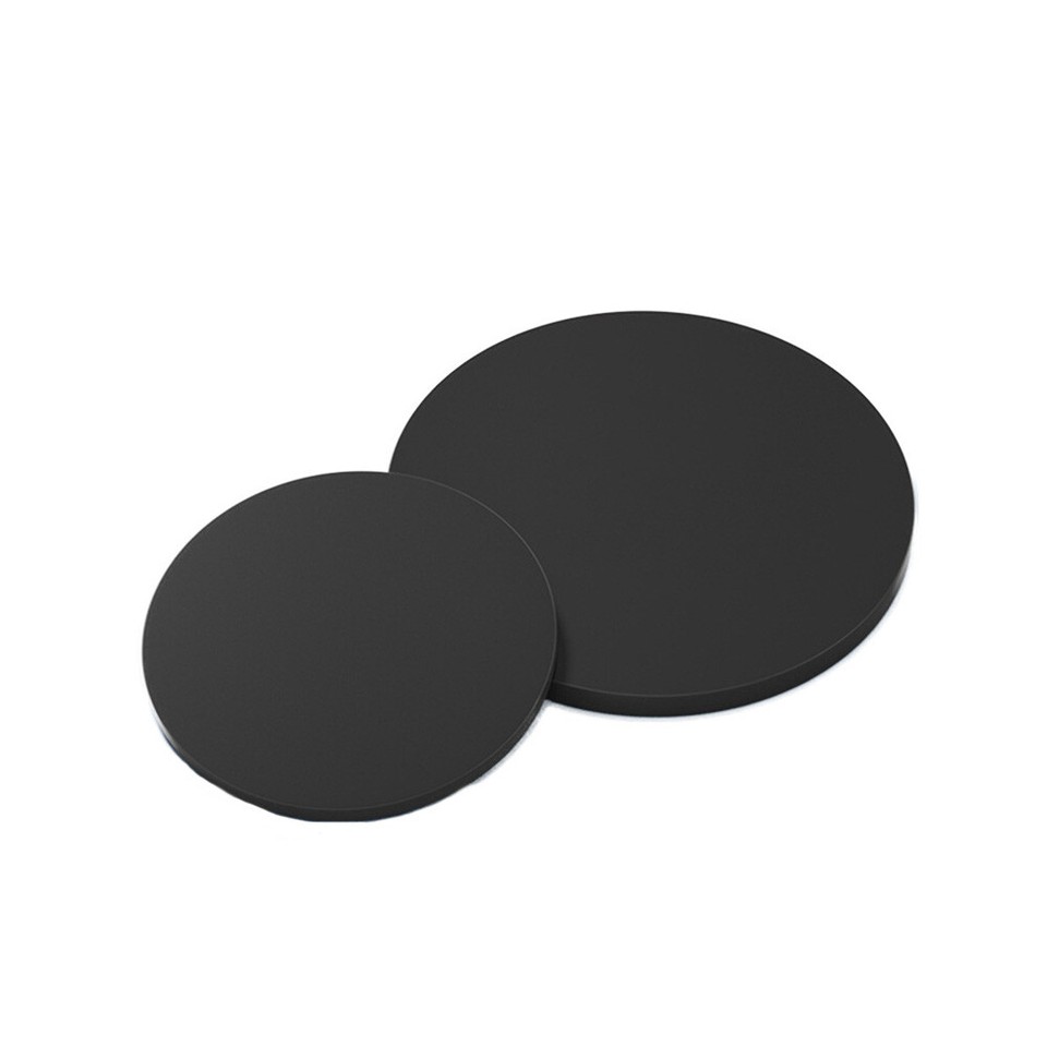 Black PP Round Plastic Sheet Cover Plate Hard Plastic Disc 20-300mm ...