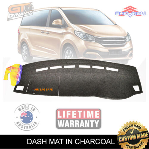 Charcoal Dash Mat for LDV G10 SV7A SV7C Suits all models May/2015-2020 DM1451 - Picture 1 of 8