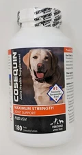 Cosequin DS Plus MSM Joint Health Supplement for Dogs Chewable Tablets 180 count