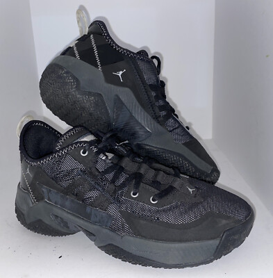 ムラーノ Air Jordan One Take II (GS) Black Metallic Silver Boy's Shoes