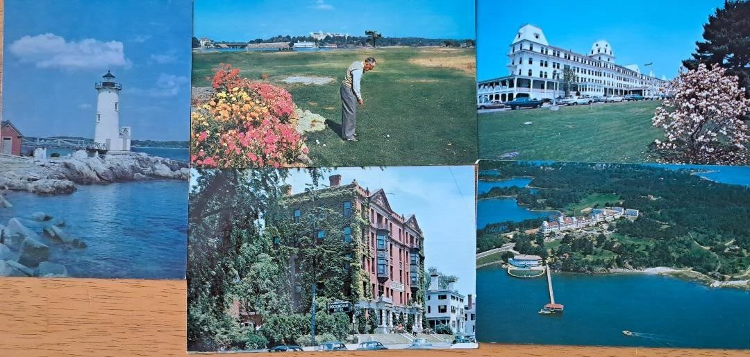 LOT OF 6 PORTSMOUTH, NEW HAMPSHIRE Old NH Postcards 1950's1970's eBay