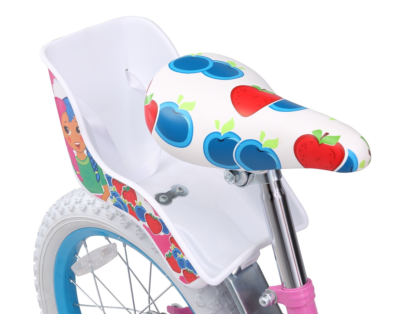 Titan Berry Brite Princess BMX Bike, Pink, 16-Inch, Helmet and Pad Set Combo Set