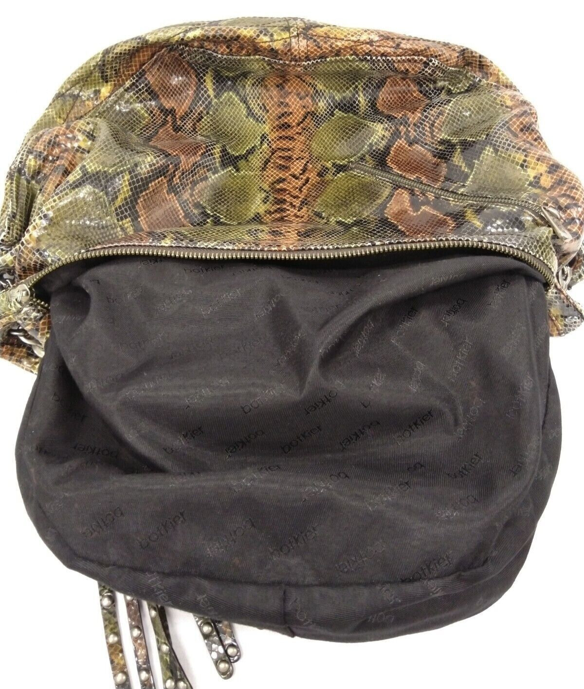 Botkier Multicolor Leather Python Snakeskin Embos… - image 9