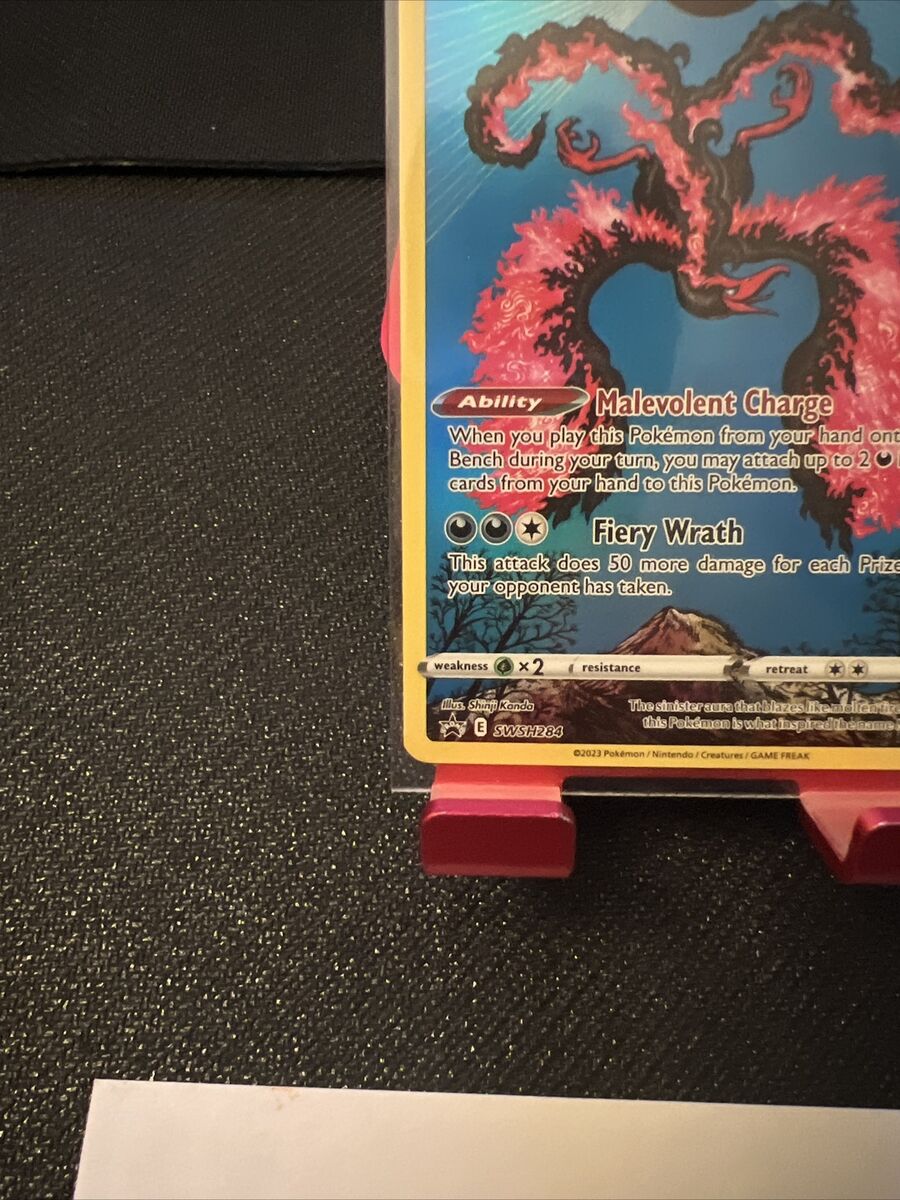 NM Pokemon Galarian Moltres Full Art SWSH284 Black Star Promo Card