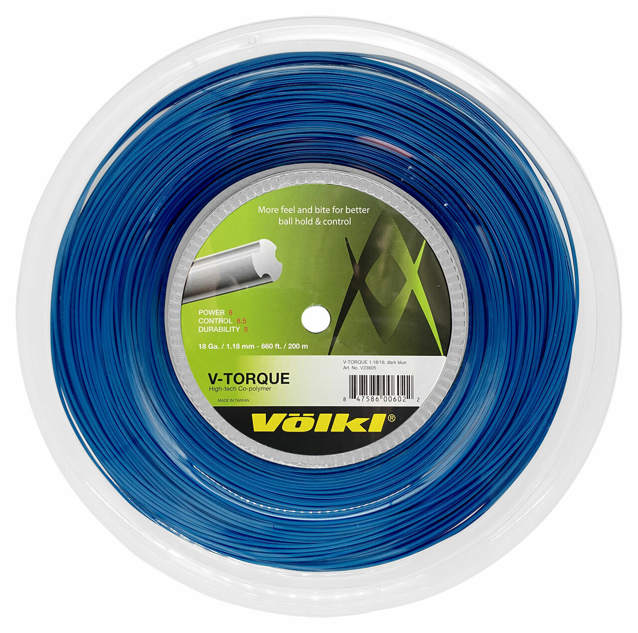 Volkl V-Torque 18 1.18mm Tennis Strings 200M Reel