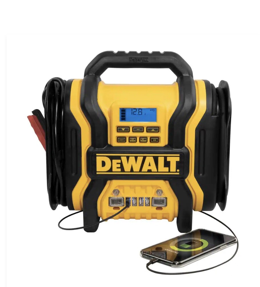 DEWALT DXAEPS14 12V Automotive Jump Starter / Air Compressor / Power