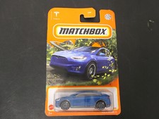 2022 MATCHBOX Tesla Model X blue 53/100