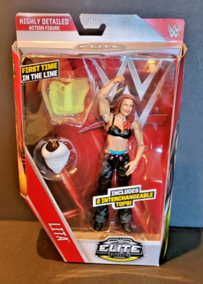 WWE ELITE FLASHBACK COLLECTION LITA Action Figure NRFP! 1st Time
