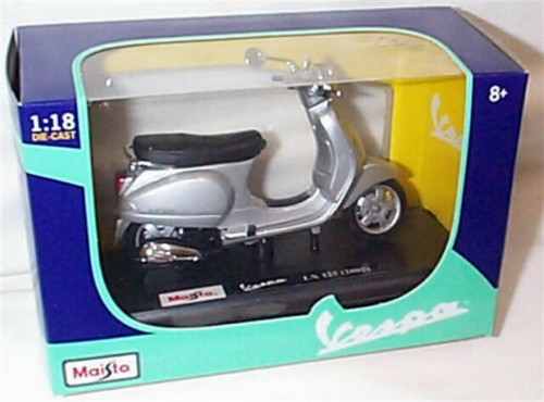 Set van 2 verzamelbare miniatuur scooters 1/18 compatibel met Piaggio Vespa 98 MP5 Paperino - 05 22