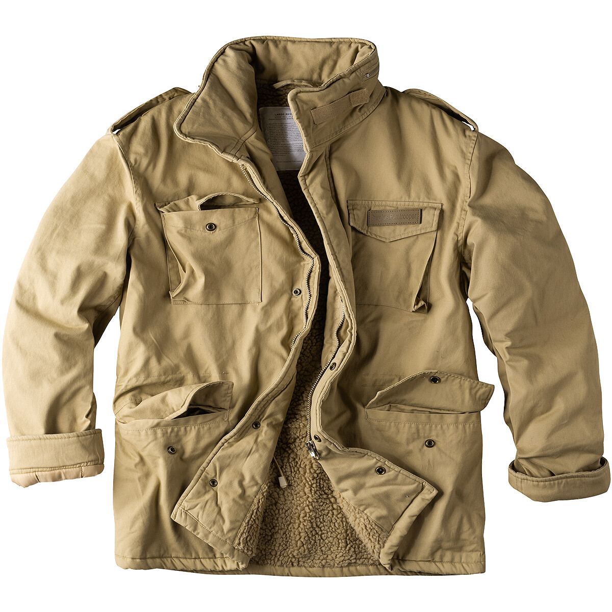 Surplus Paratrooper Winter Jacket Mens M65 Military Army Surplus Paratrooper Winter Jacket Mens M65 Military Army