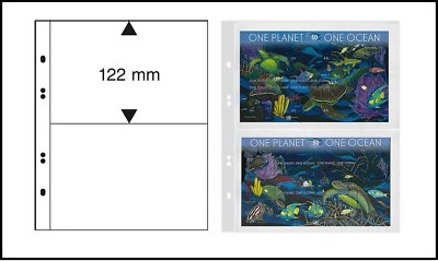10-LINDNER-MU1322-Multi-Collect-Einsteckblätter-2-Taschen-190x122mm-Glasklar