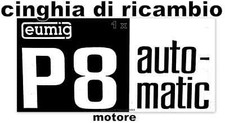 CINGHIA DI RICAMBIO MOTORE 1 x PROIETTORE EUMIG P8 AUTOMATIC,M IMPERIAL,NOVO