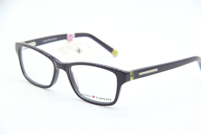 NEW HARD CANDY HC35 DPURGN DARK PURPLE AUTHENTIC EYEGLASSES FRAMES 50-17