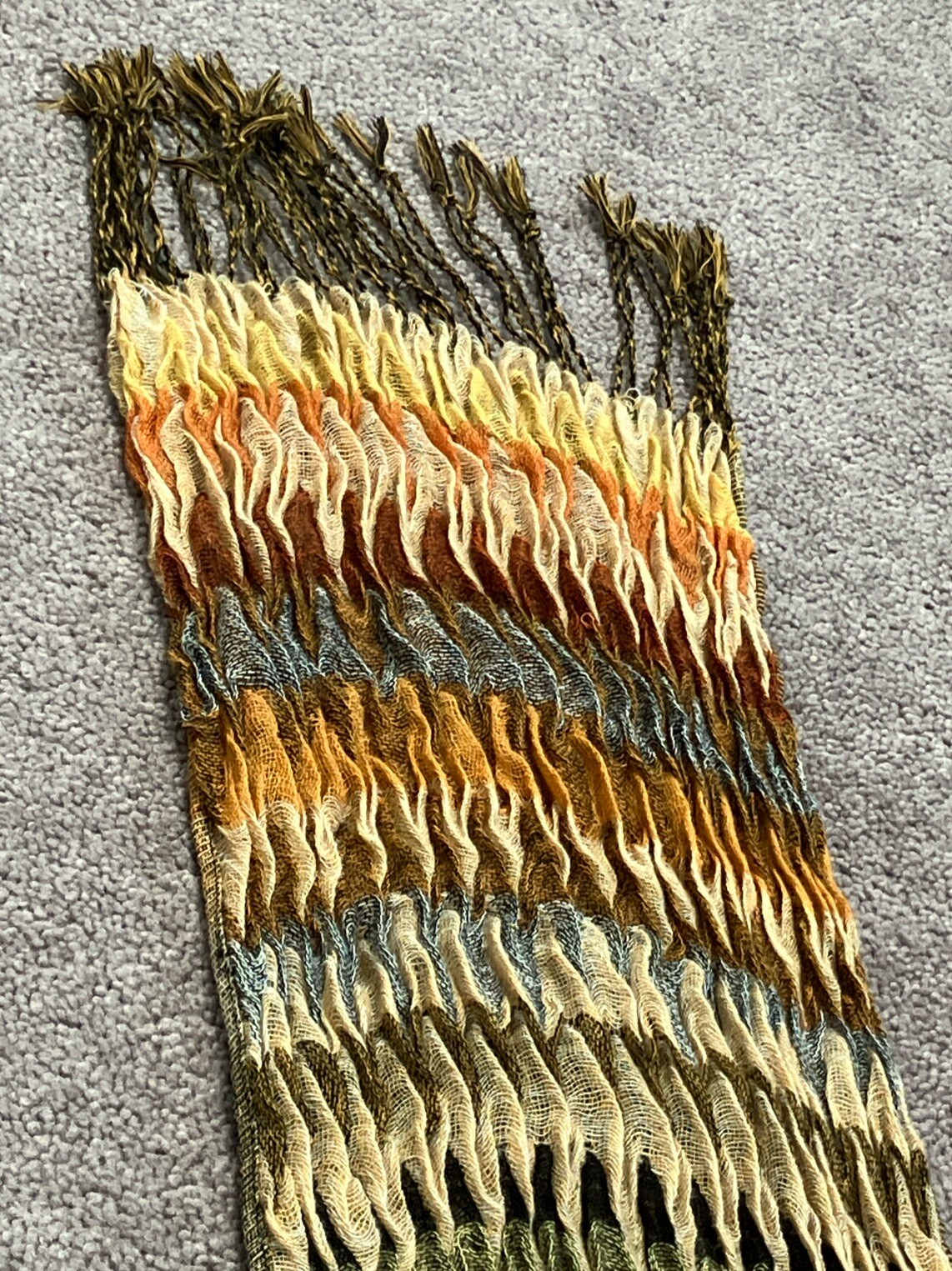 BEAUTIFUL MULTI COLORED STRETCH SCARF - image 14