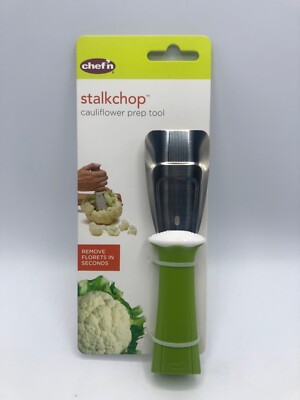 chef'n Stalkchop Cauliflower Prep Tool Stalk Chop Chopper Slicer Cutter Stripper