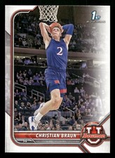2021/22 Topps Bowman University Basketball - Base - #6  Christian Braum