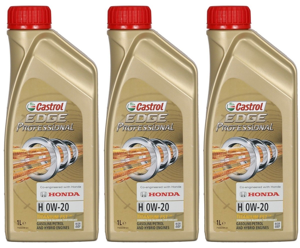 Castrol EDGE 0W-20　8L Castrol Edge Professional 0w20 Honda Fully Synthetic Engine Oil | eBay