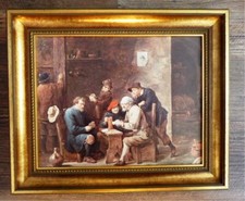 #1898b# Kunstdruck/Bild David Teniers „Die Kartenspieler“