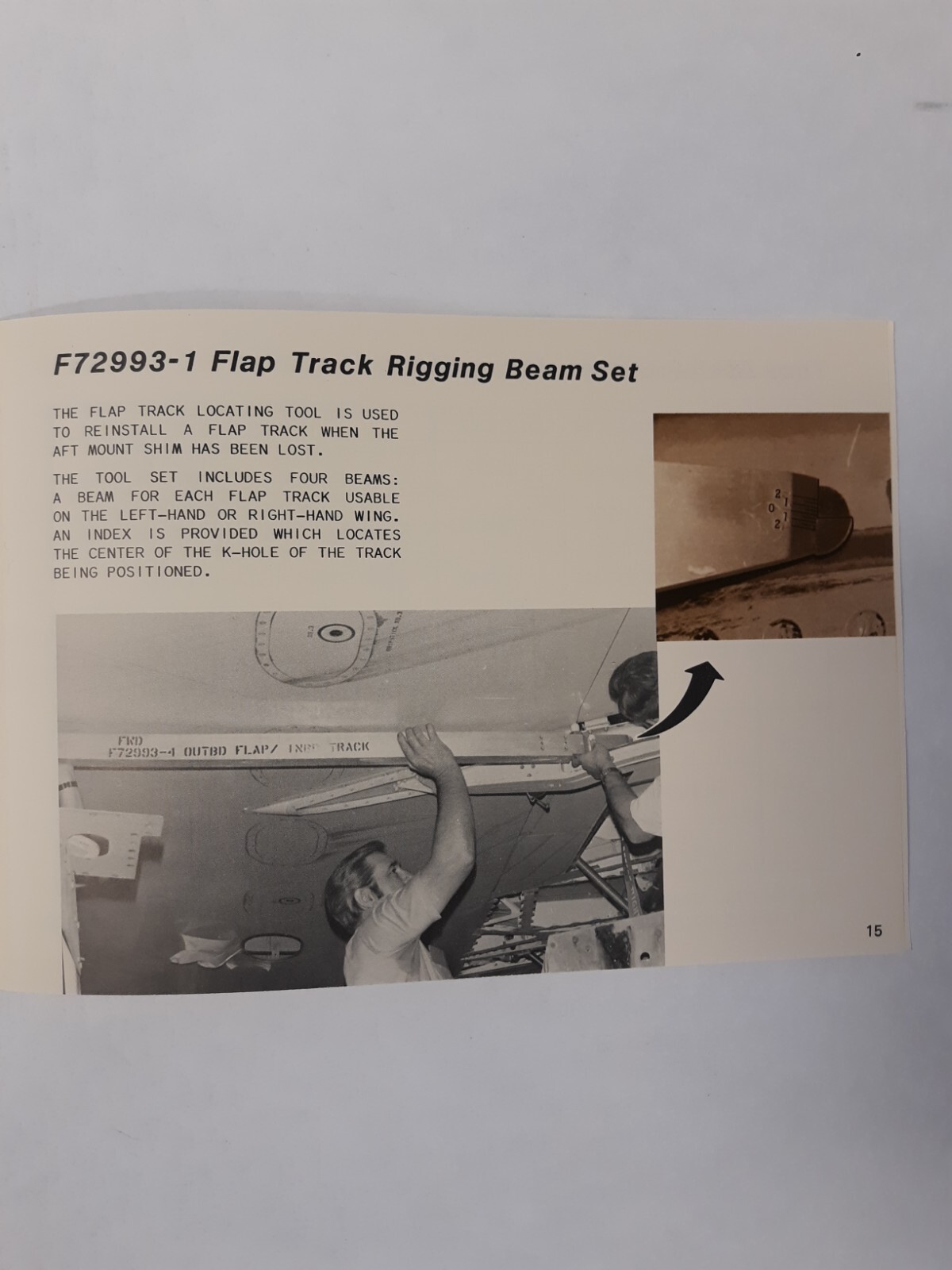 Boeing 727 New Control Surface Rigging Tools Includes 737 Supplement ...