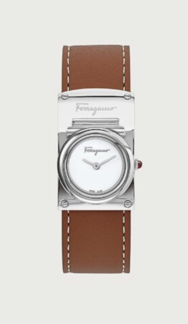 Salvatore Ferragamo WATCH BOXYS BROWN LEATHER NEW WITH BOX 61uDeqhhMXL._AC_UY1000_.jpg main image 4