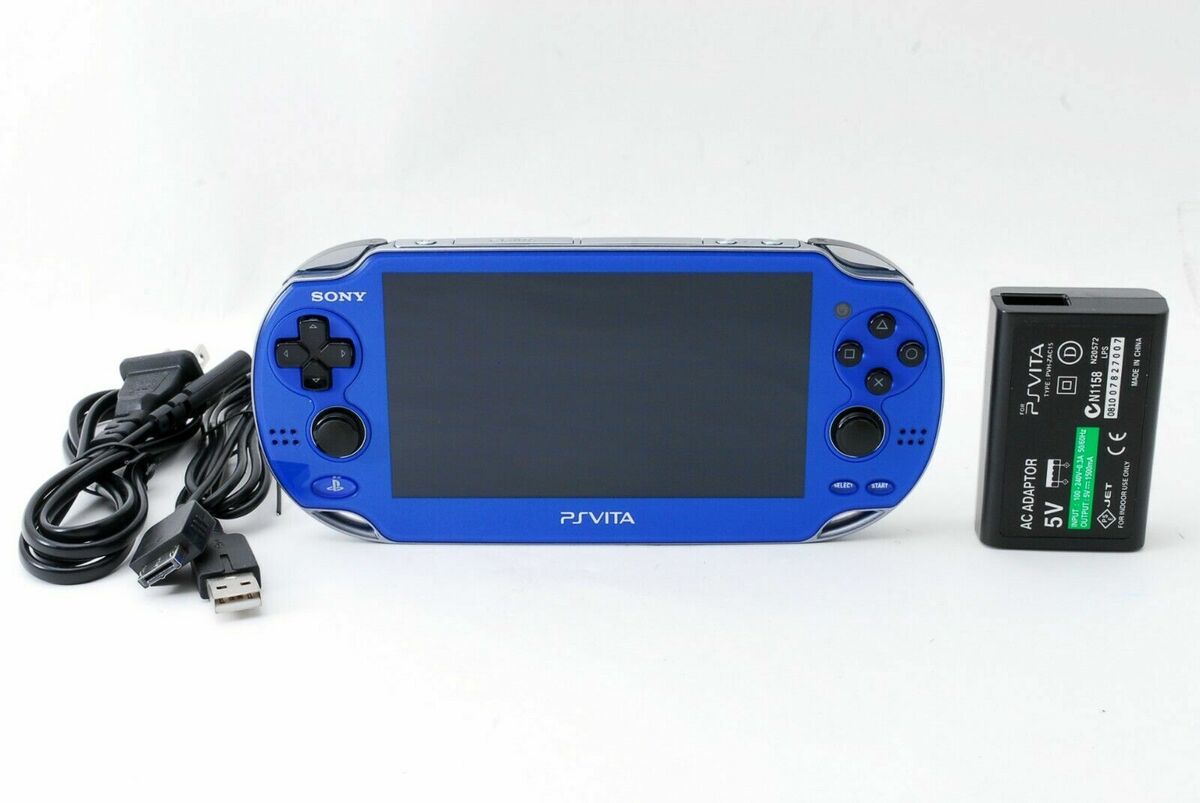  Sony Playstation Vita WiFi 1000 Series OLED Console with 2  Silicon Thumbstick Covers (Renewed) (Piano Black) : Video Games